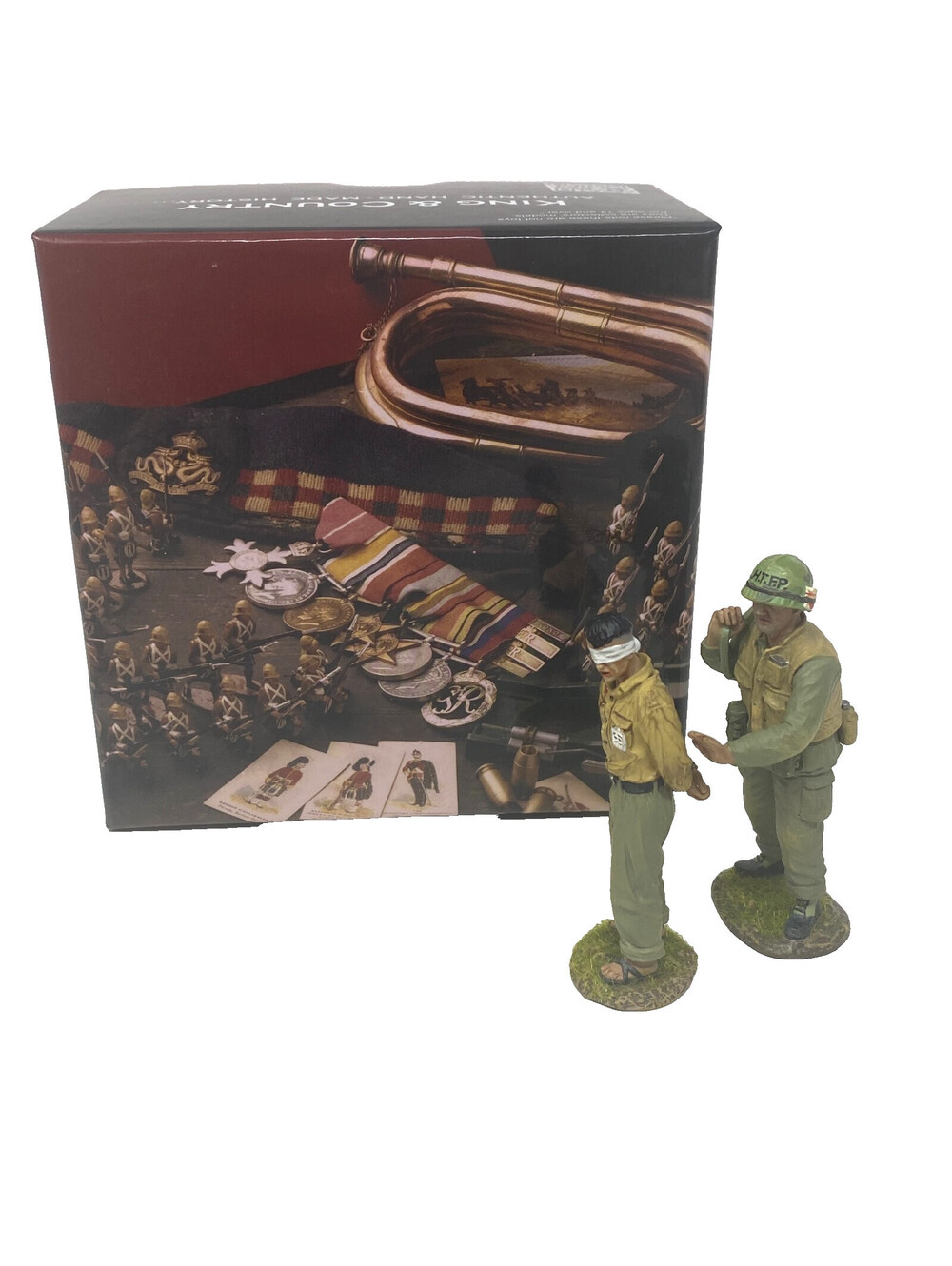 VN181 What Me Worry? Vietnam War King and Country  1:30 Pewter Figures Boxed